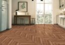 Herringbone Voyager Oak Glue Down LVT Vinyl Flooring